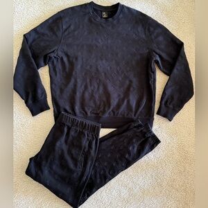 OVO Black Monogram Sweater Set